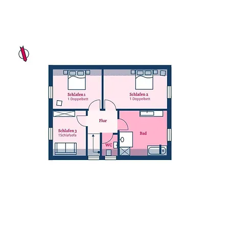 Haus Stepenitz 別荘 *
